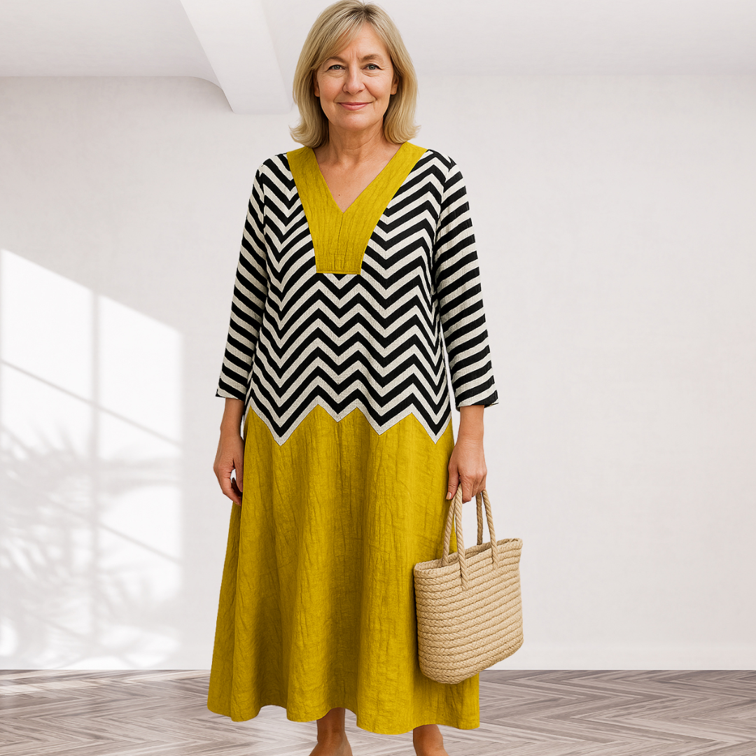 Orasto | Robe Aérienne avec Motif Graphique