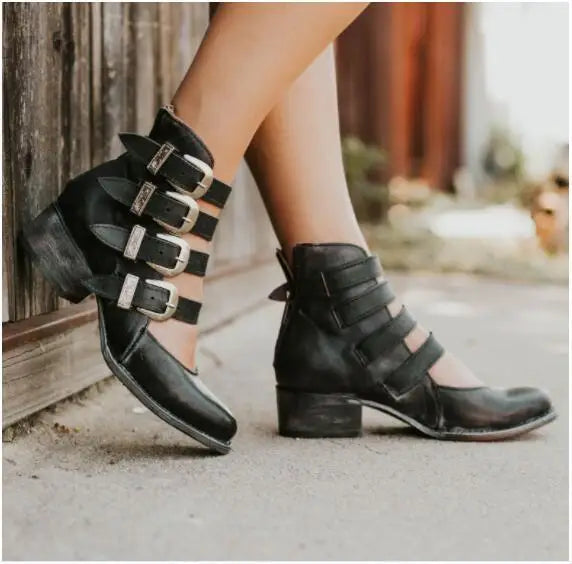 Mélanie™ | Élégantes Sandales Vintage en Cuir