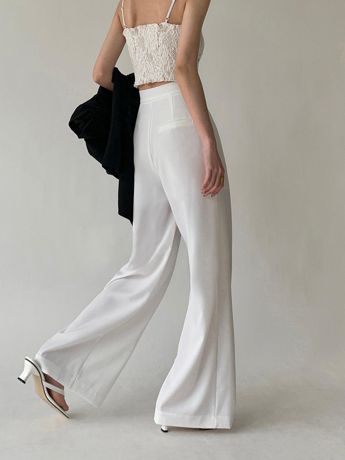 Large Fluid Trousers with Belted Waist