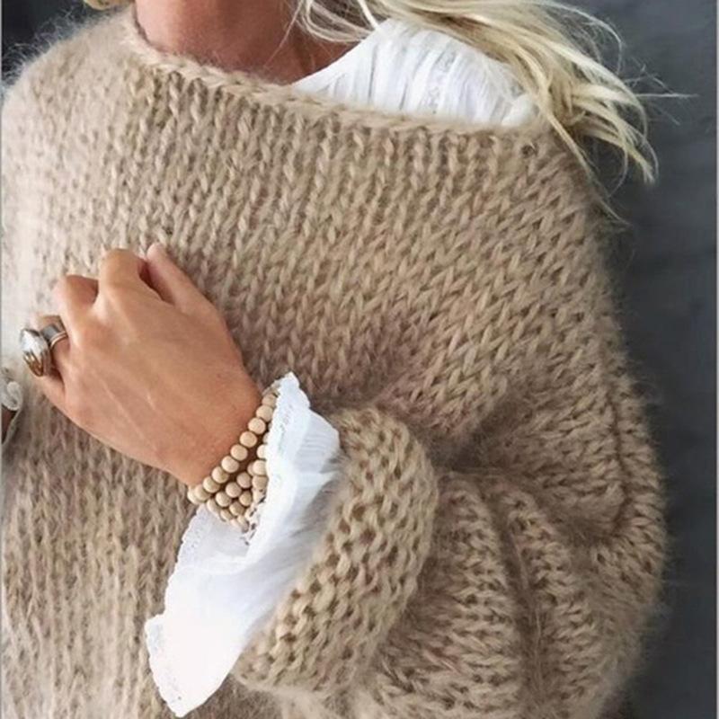 Pull en Mohair à Découpes